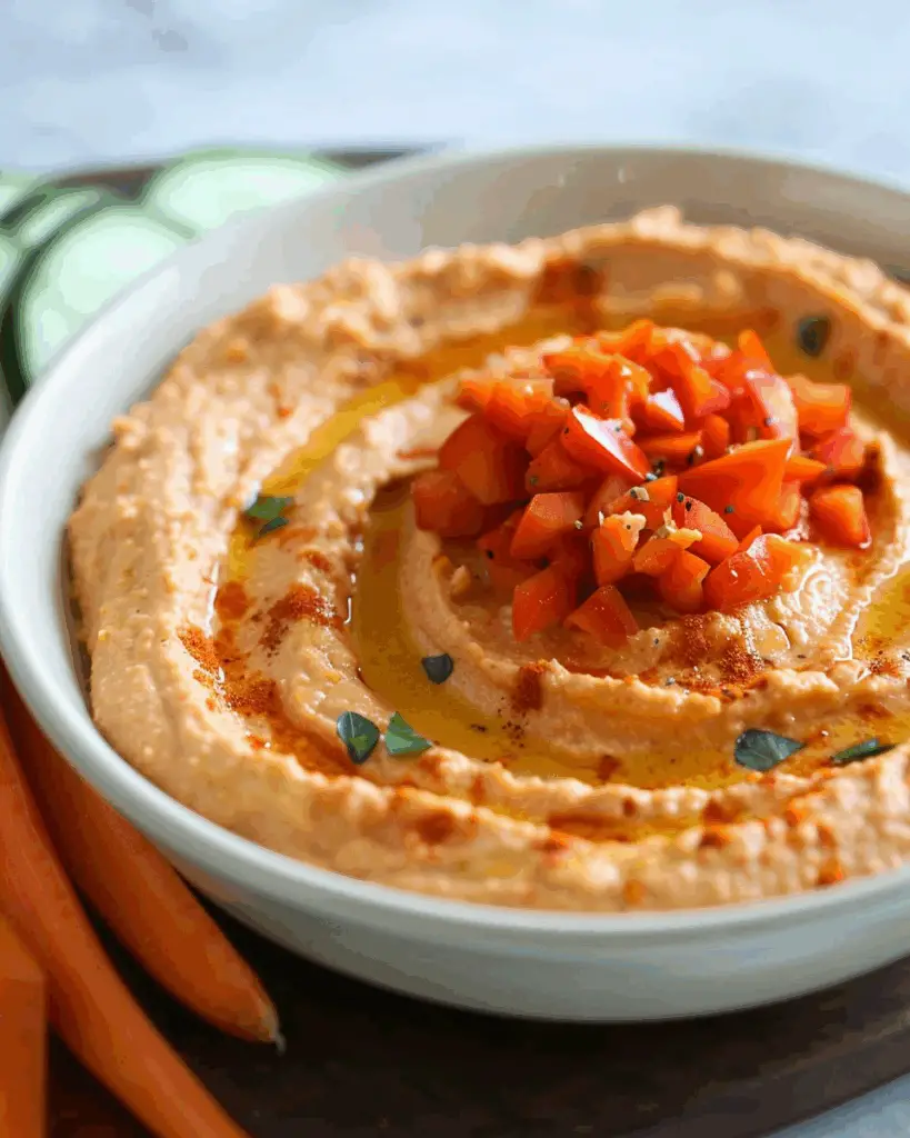 Roasted Red Pepper Hummus