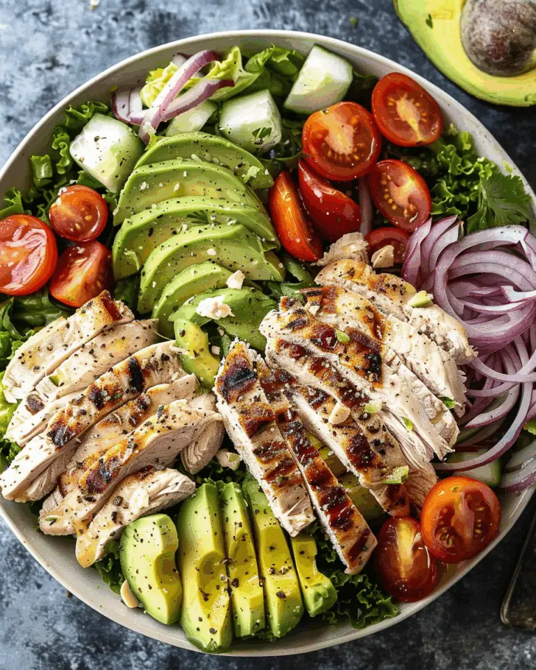 Chicken Avocado Salad