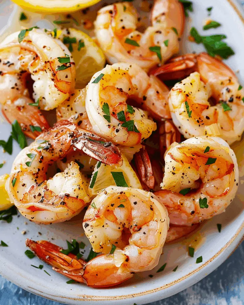 Air Fryer Lemon‑Garlic Shrimp
