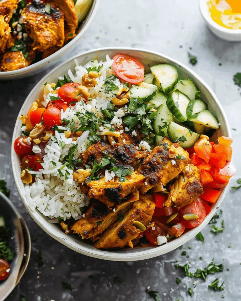Chicken Shawarma Bowls