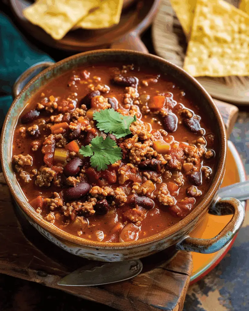 Chili classique au boeuf