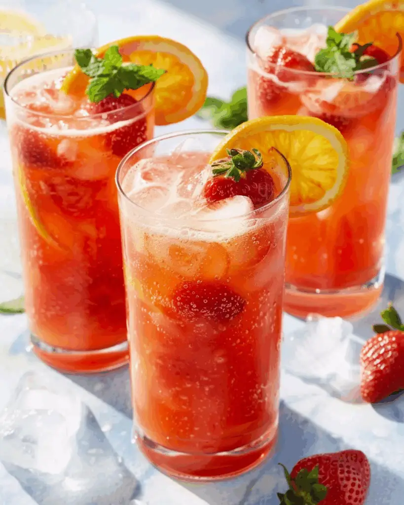 Orange & Strawberry Refresher