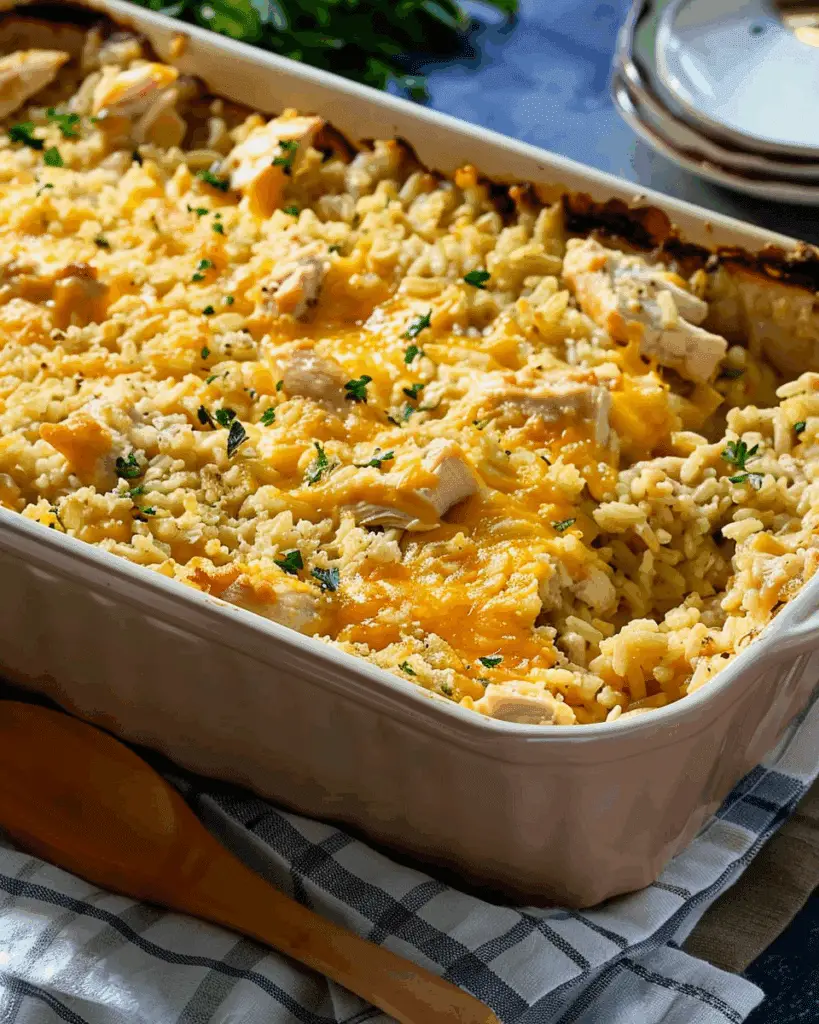 Mamaw’s Chicken and Rice Casserole