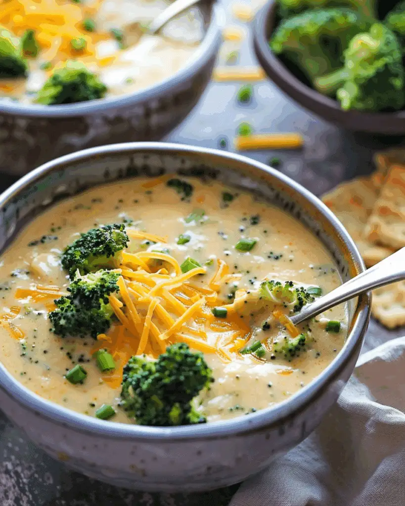 Creamy Broccoli Cheddar Soup