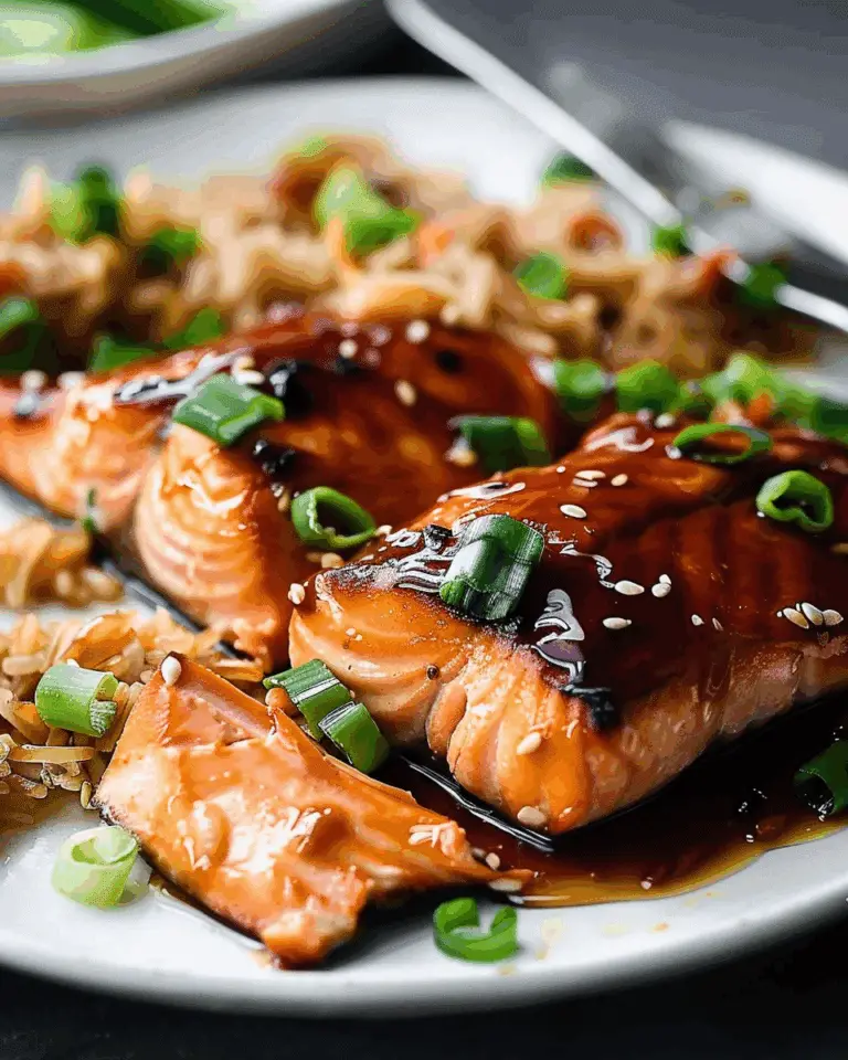 Honey Garlic Soy Glazed Salmon