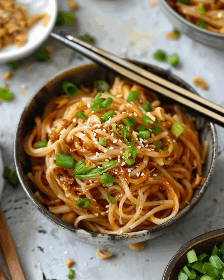 Spicy Peanut Butter Noodles