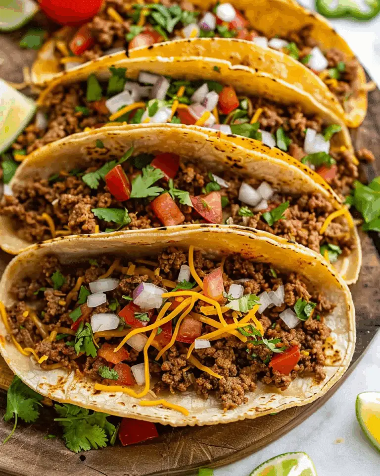 Easy Ground Beef Tacos