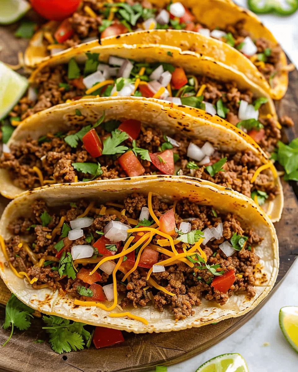 Easy Ground Beef Tacos
