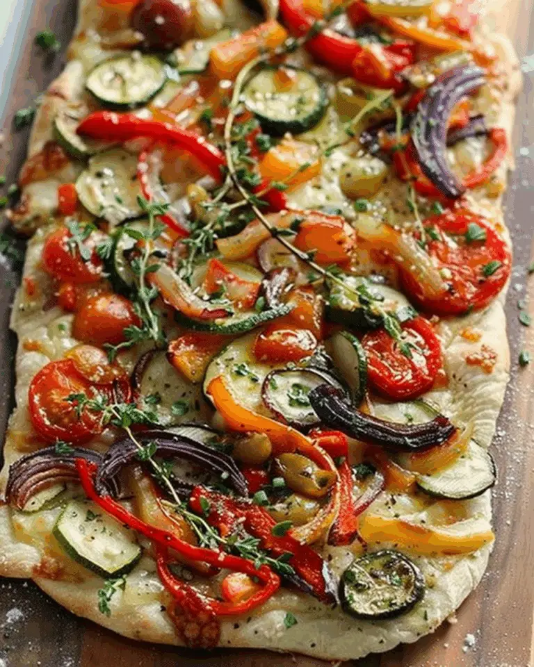 Roasted Veggie Flatbread