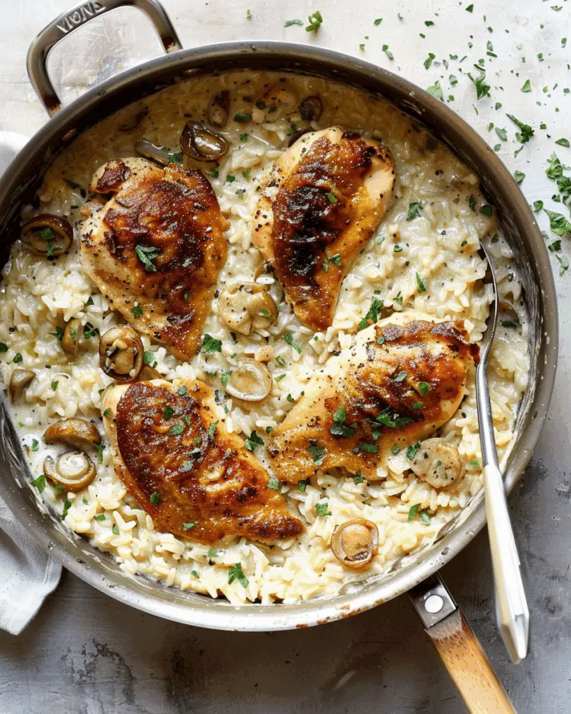 Creamy Chicken and Rice (One‑Pot Meal)