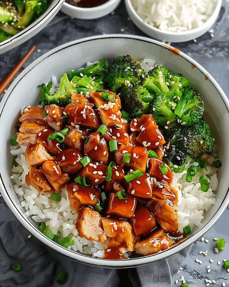 Teriyaki Chicken Rice Bowl