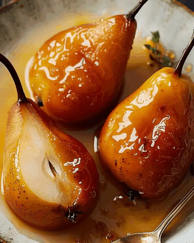 Honey-Roasted Pears