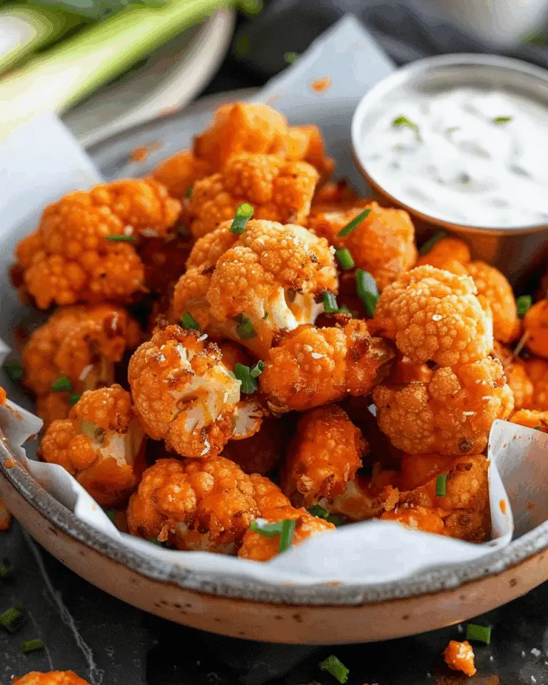 Crispy Buffalo Cauliflower Bites