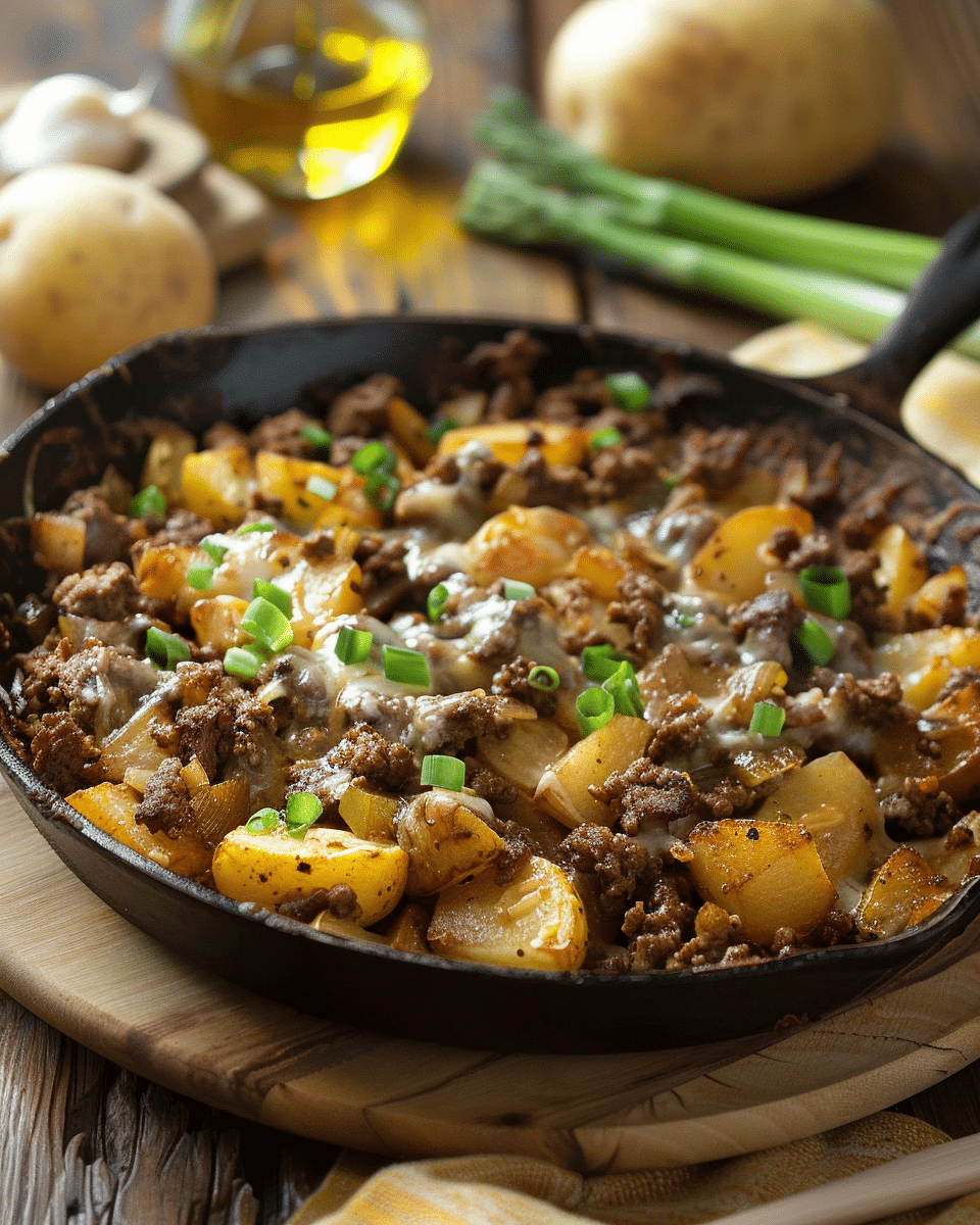 Ground Beef and Potato Skillet