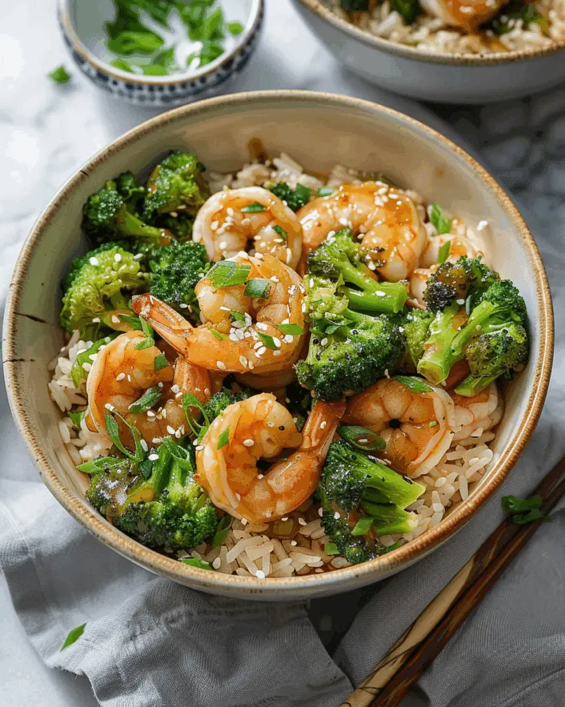 Shrimp & Broccoli Stir Fry