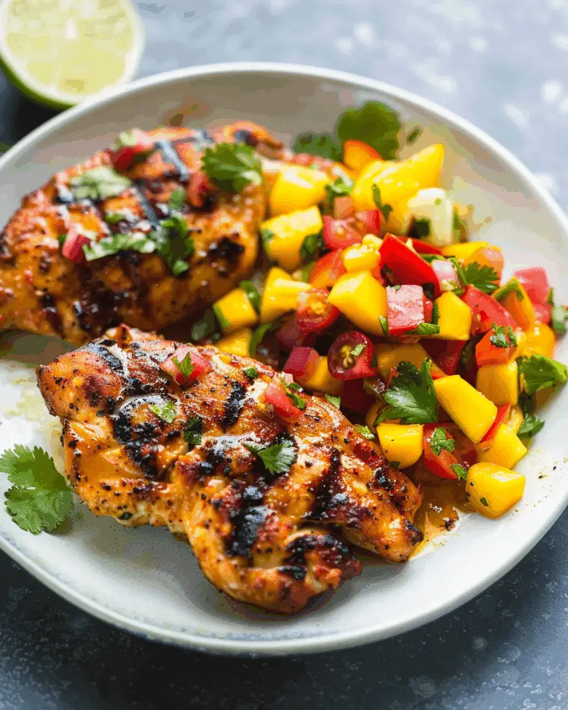 Mango Salsa Chicken