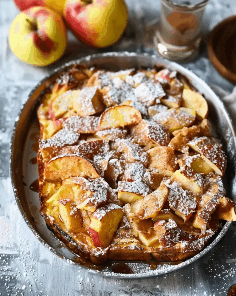 Cinnamon Apple French Toast Bake
