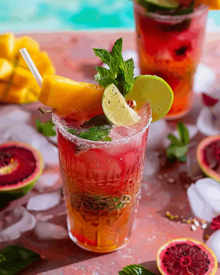Pineberry Pineapple Mint Cooler