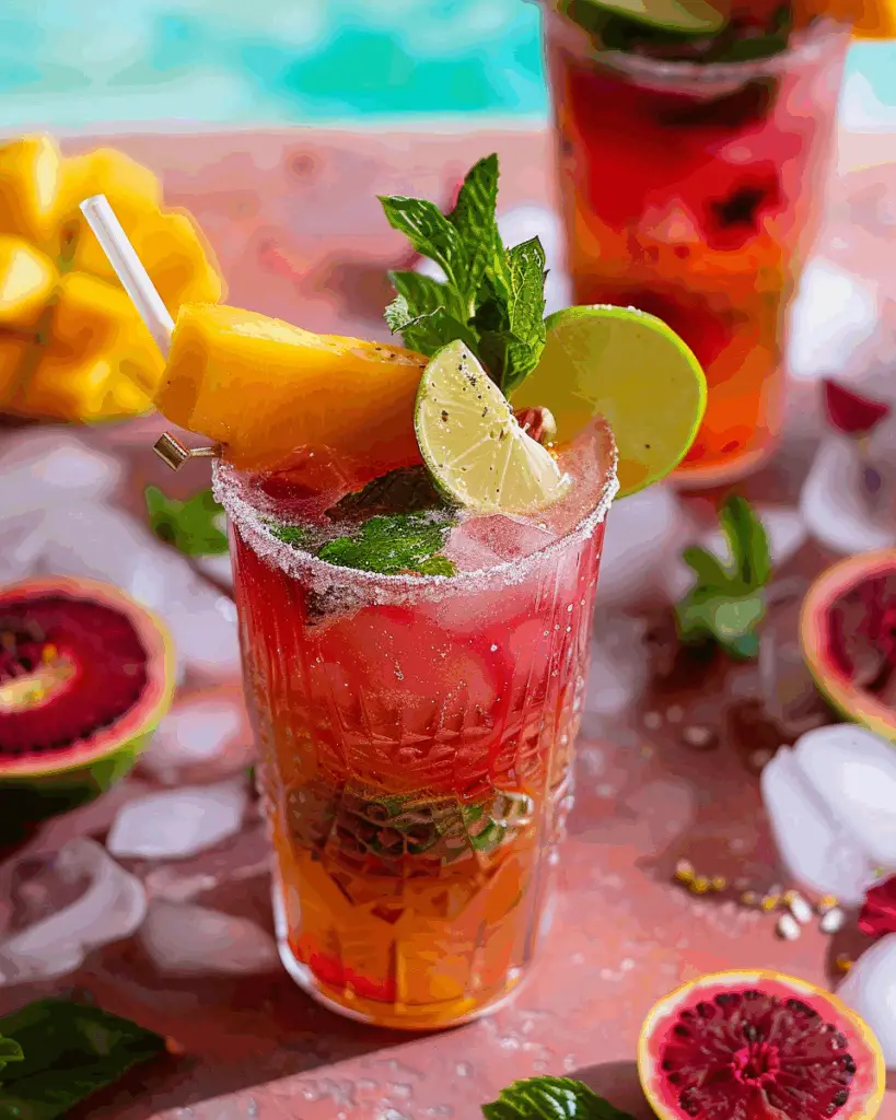 Pineberry Pineapple Mint Cooler