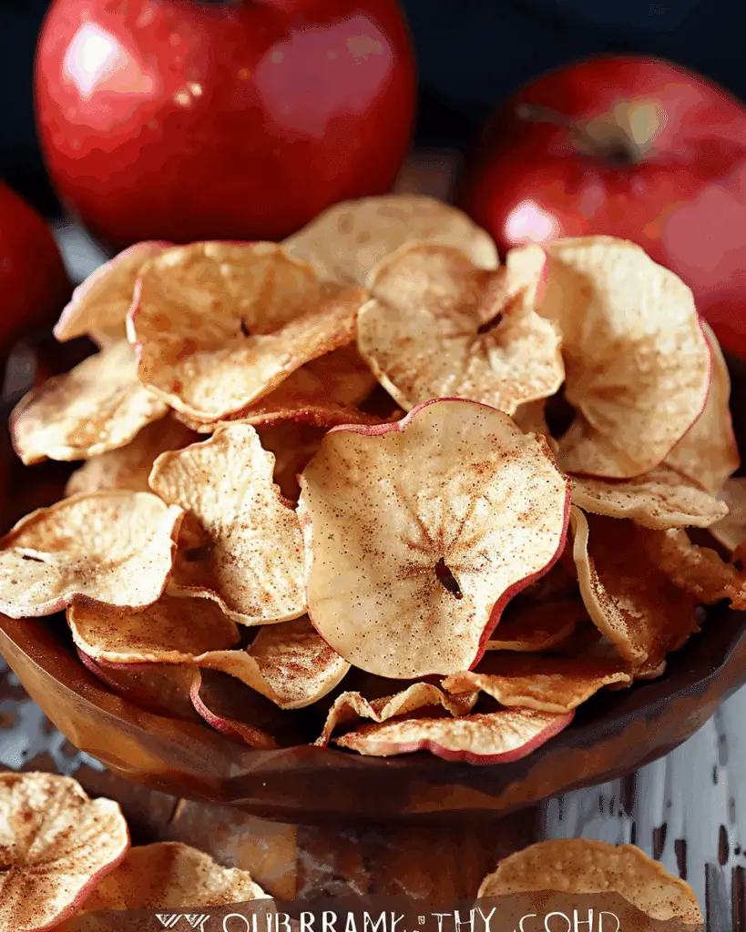 Maple Cinnamon Apple Chips