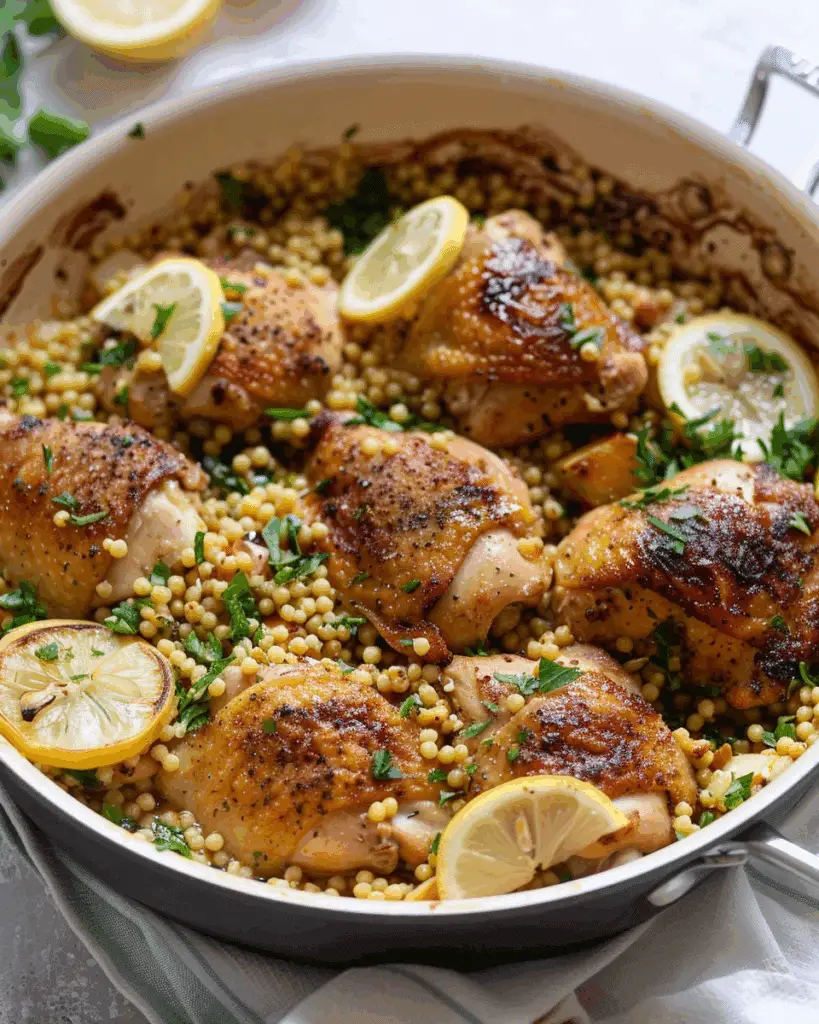 Lemon Chicken and Couscous