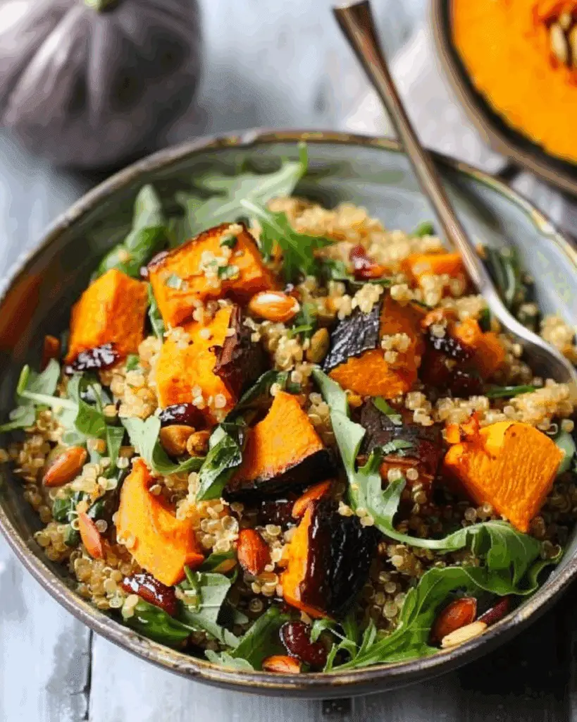 Honey Roast Pumpkin Quinoa Salad