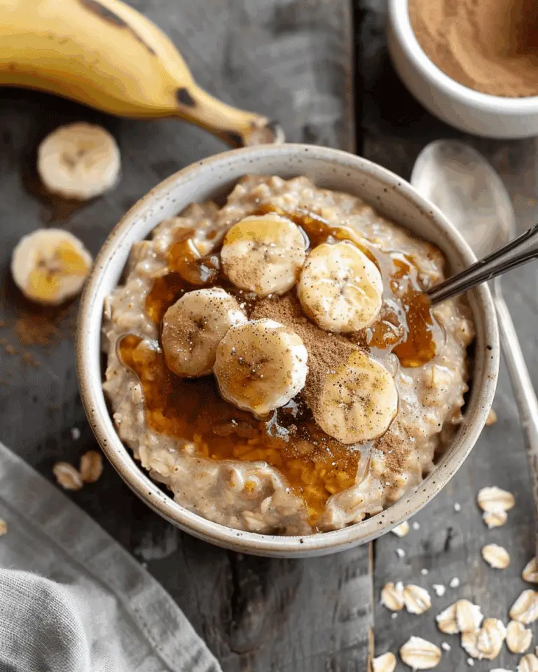 Caramelized Banana Oatmeal