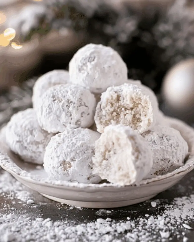 Cinnamon Snowball Cookies (Nut Free)