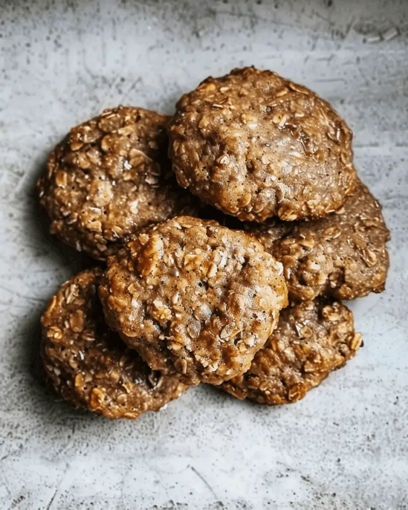 Clean Banana Oat Cookies
