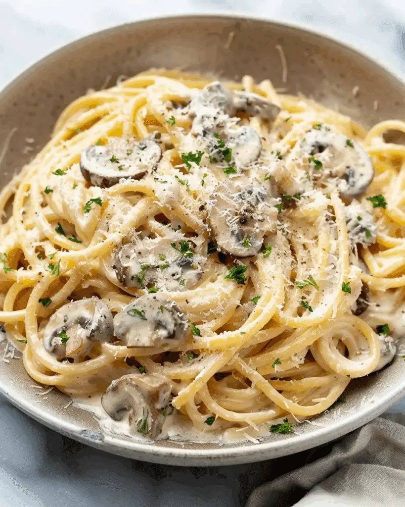 Best Creamy Mushroom Pasta