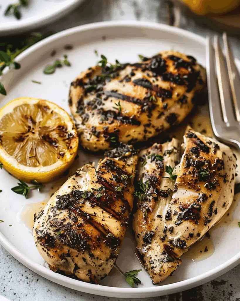 Lemon Herb Marinated Grilled Chicken