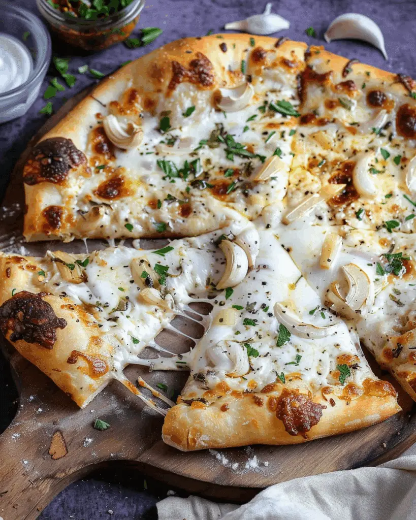 Epic Roasted Garlic Pizza