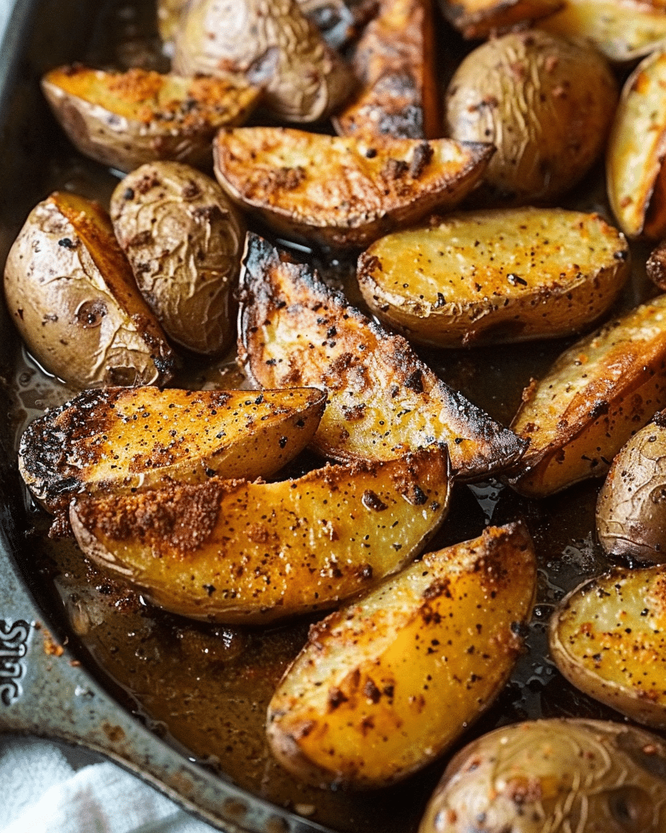 Oven Fried Potatoes with Mediterranean Spice Blend