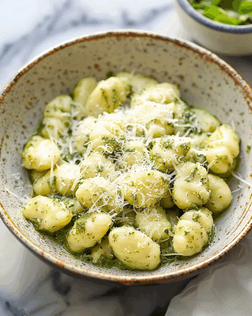 Creamy Pesto Gnocchi