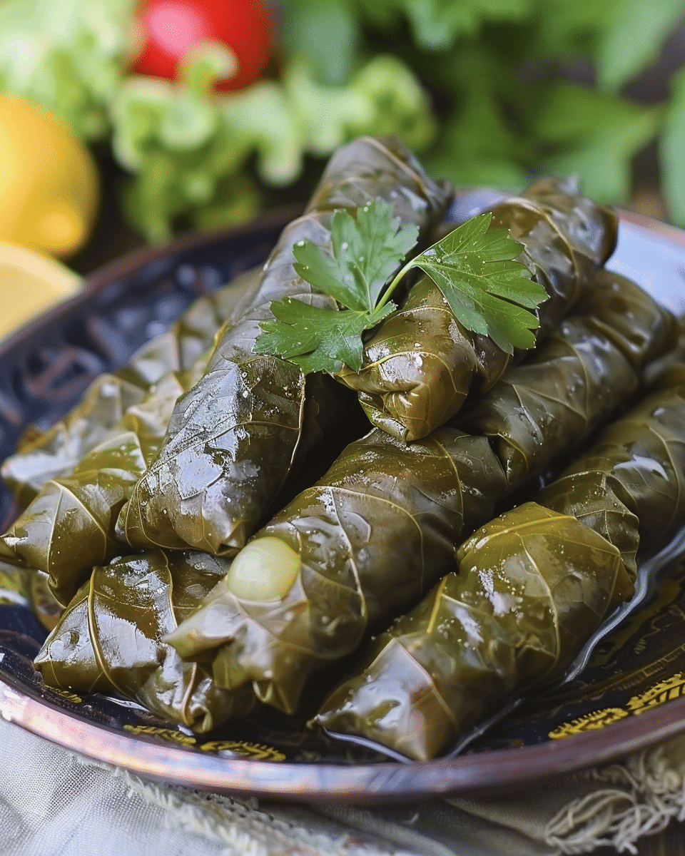 Mediterranean‑Style Stuffed Grape Leaves (Dolmades)