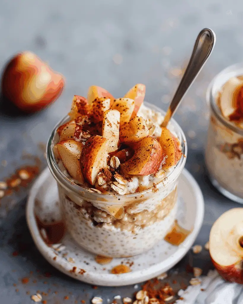 Apple Pie Overnight Oats