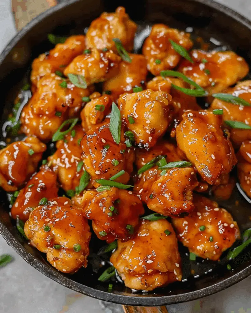 Honey Garlic Chicken Bites
