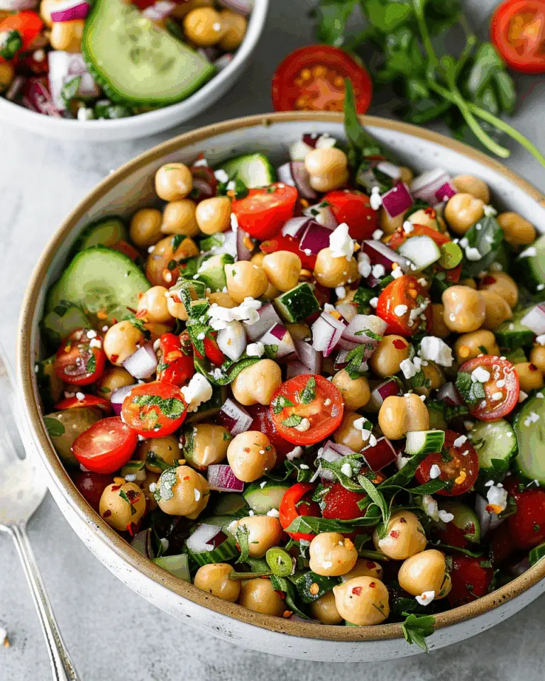 Mediterranean Chickpea Salad