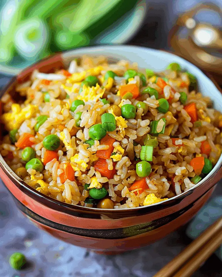 Vegetable Fried Rice (No Egg, Oil‑Free)