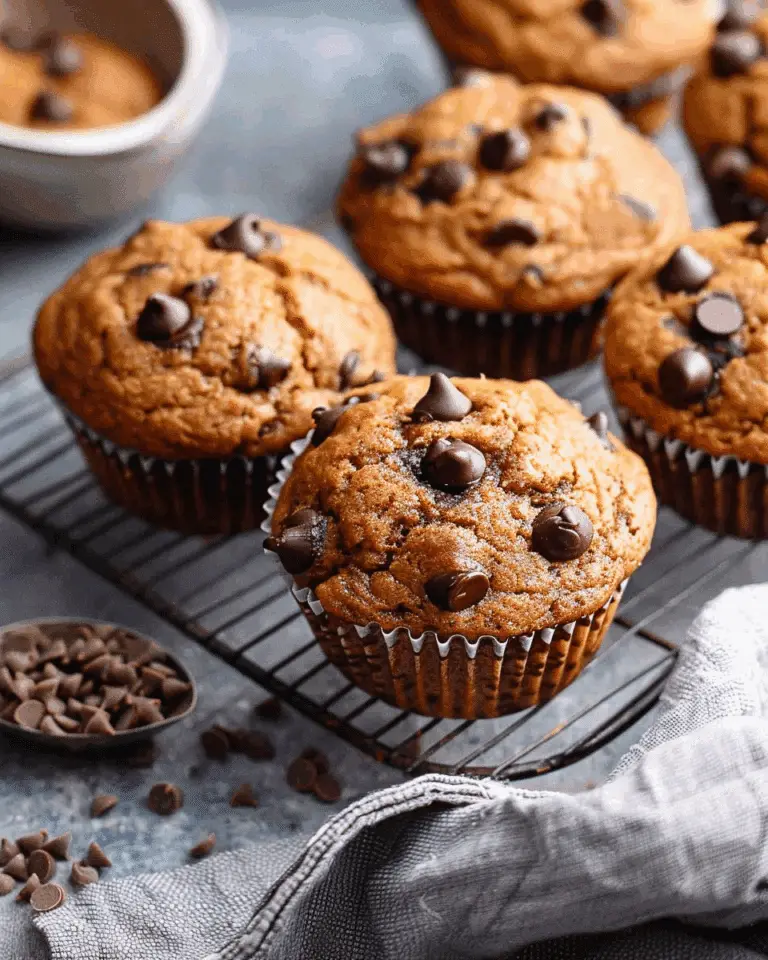 Gingerbread Chocolate Chip Muffins