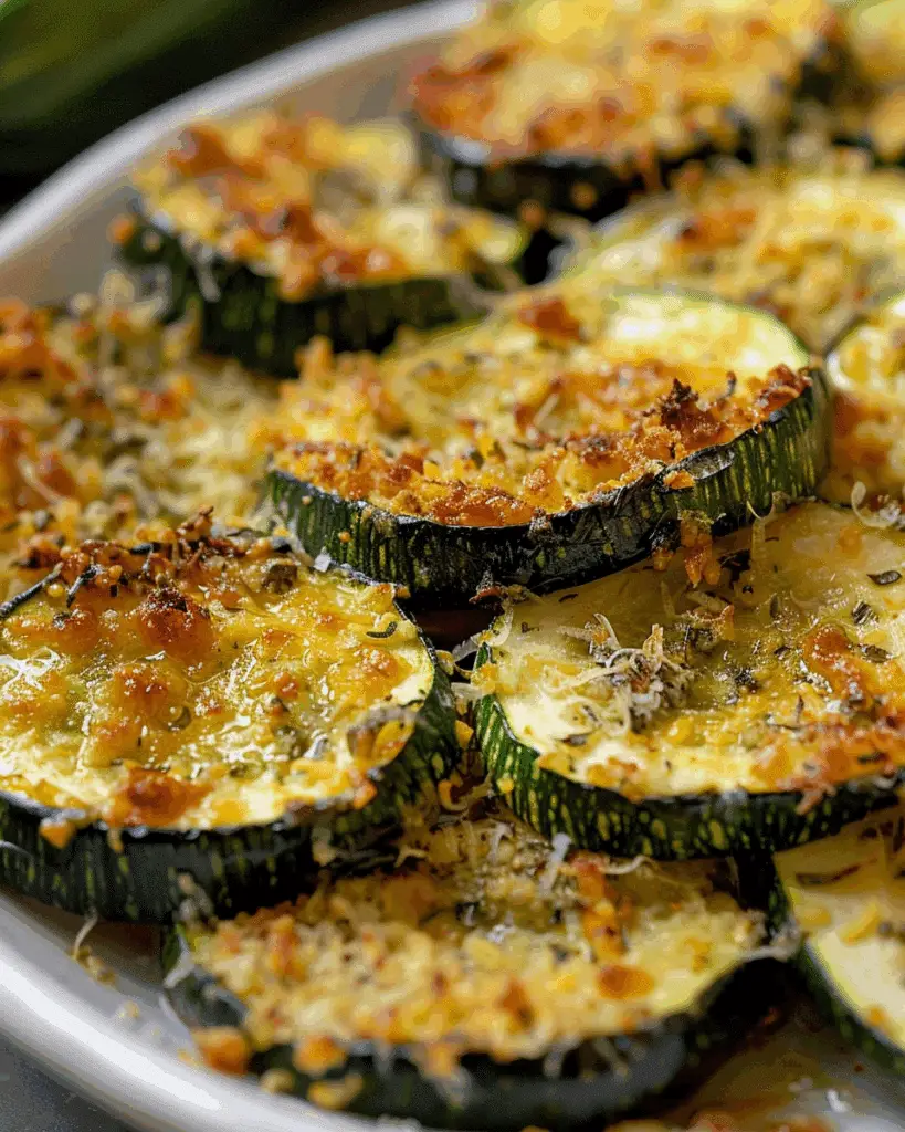 Roasted Zucchini with Parmesan