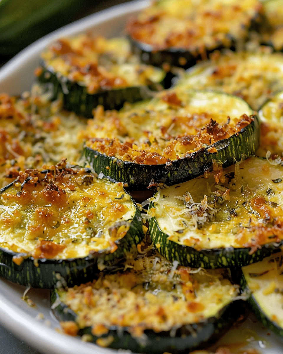 Roasted Zucchini with Parmesan
