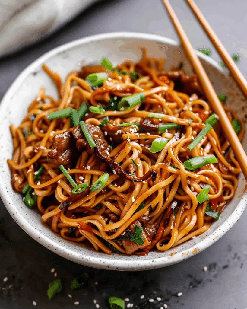 Teriyaki Stir Fry Noodles