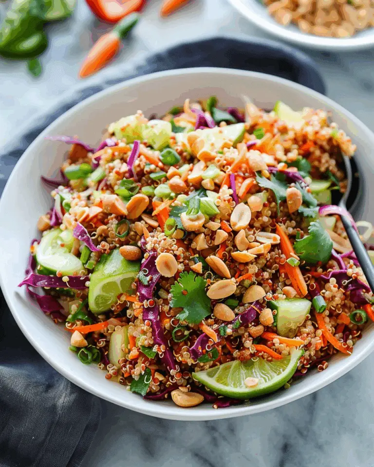 Crunchy Thai Peanut & Quinoa Salad