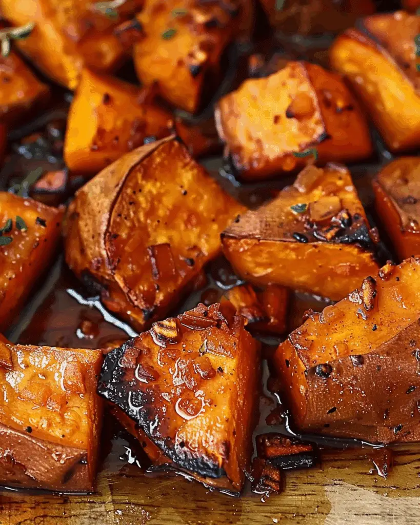 Honey Roasted Sweet Potatoes