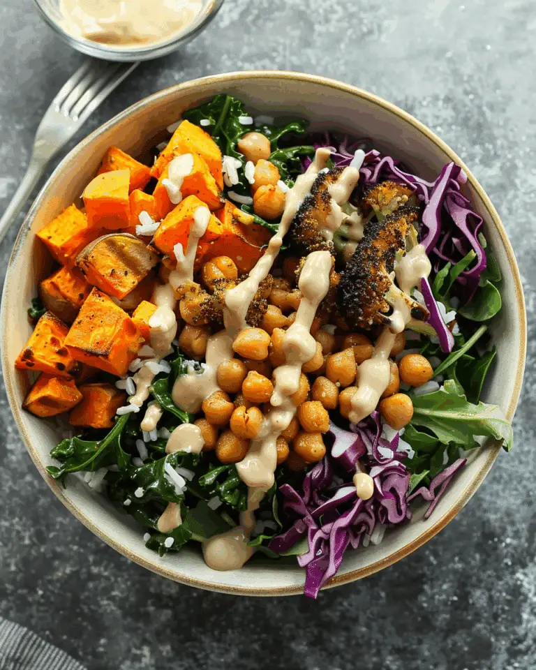 Sweet Potato Chickpea Buddha Bowl