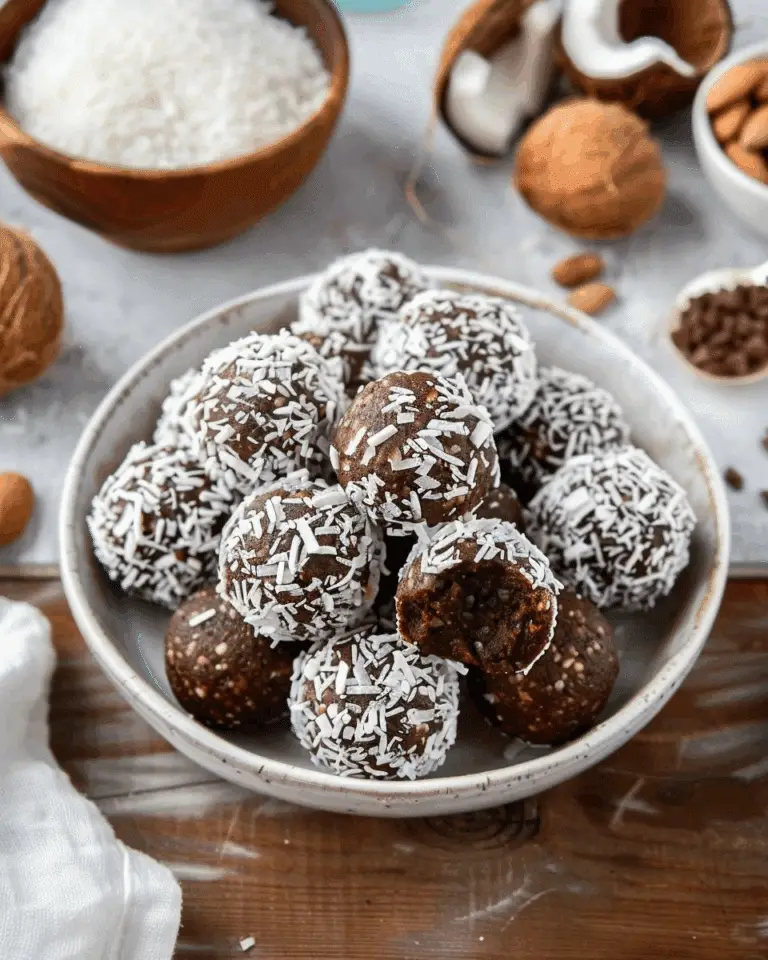 Chocolate Coconut Energy Balls