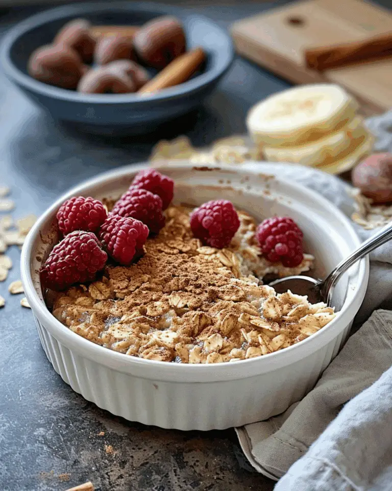 Maple Cinnamon Baked Oatmeal