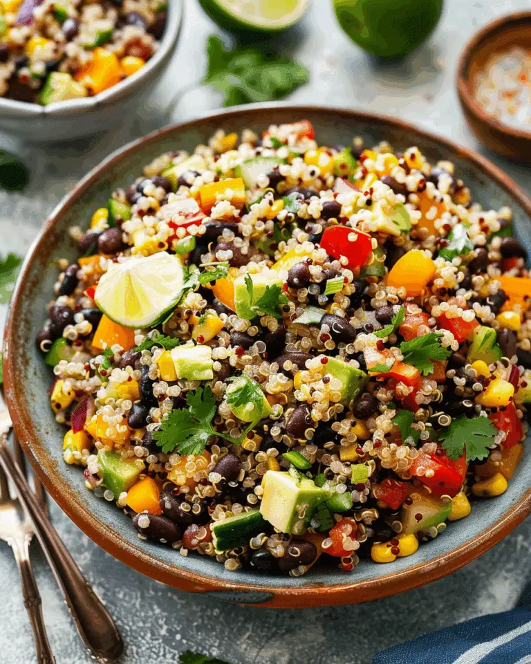 Simple Quinoa Black Bean Salad