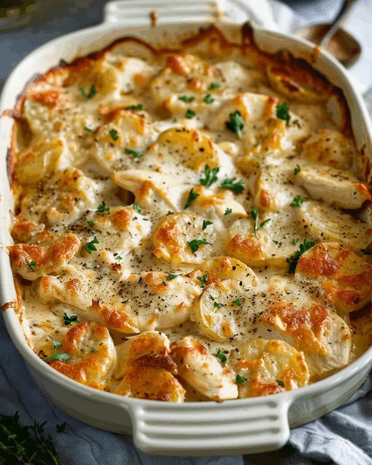 Creamy Chicken and Potato Bake